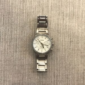 Fossil silver watch